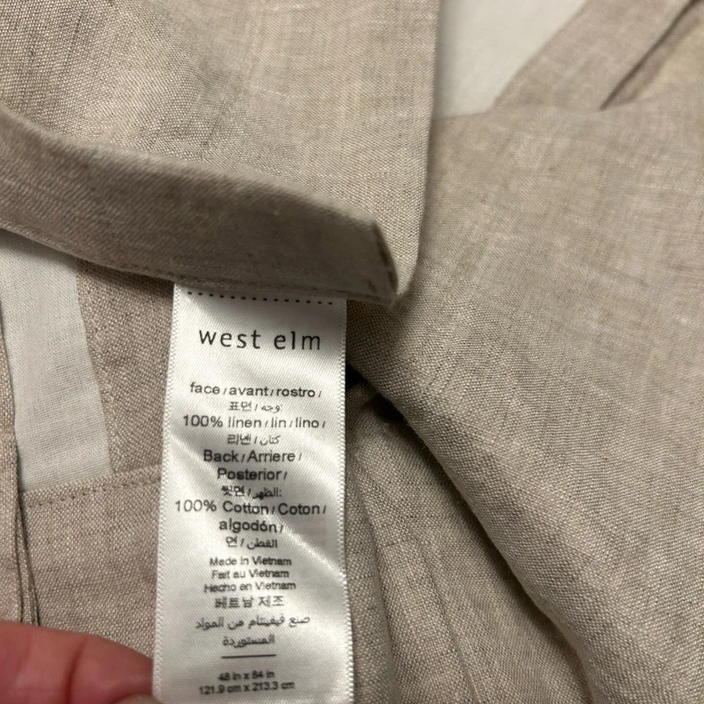 New West Elm curtain panel ⭐️ 4x7